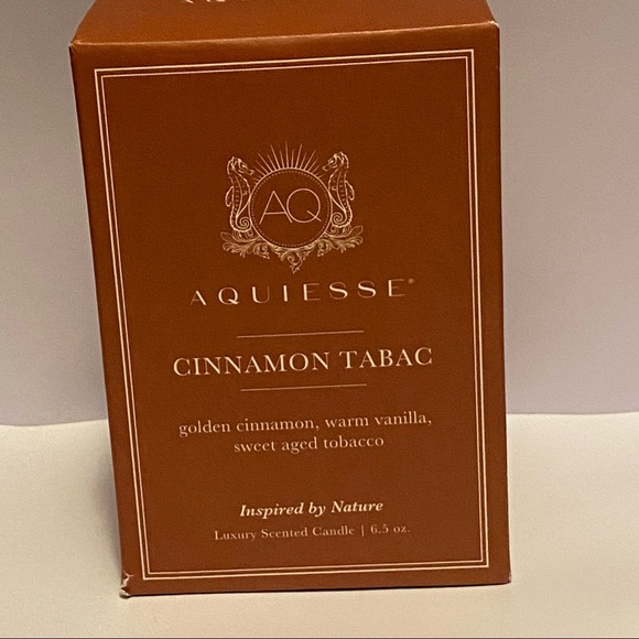 AQUIESSE Scented Candle Cinnamon Tabac 6.5 oz - Picture 2 of 6